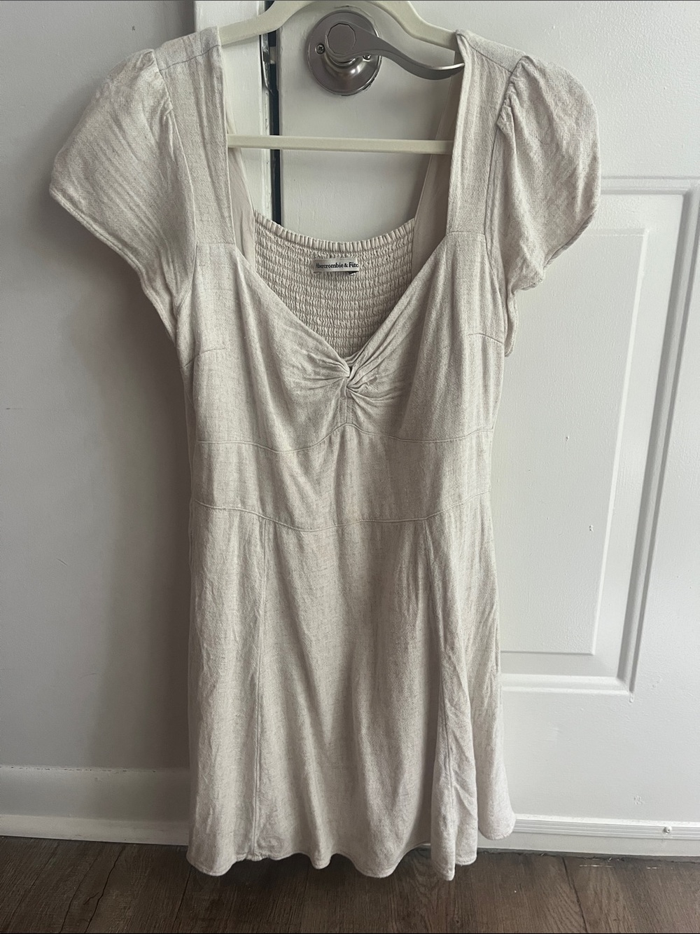 Abercrombie & Fitch Cream Knit Mini Dress